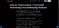 Noki AI Health Monitoring Tool